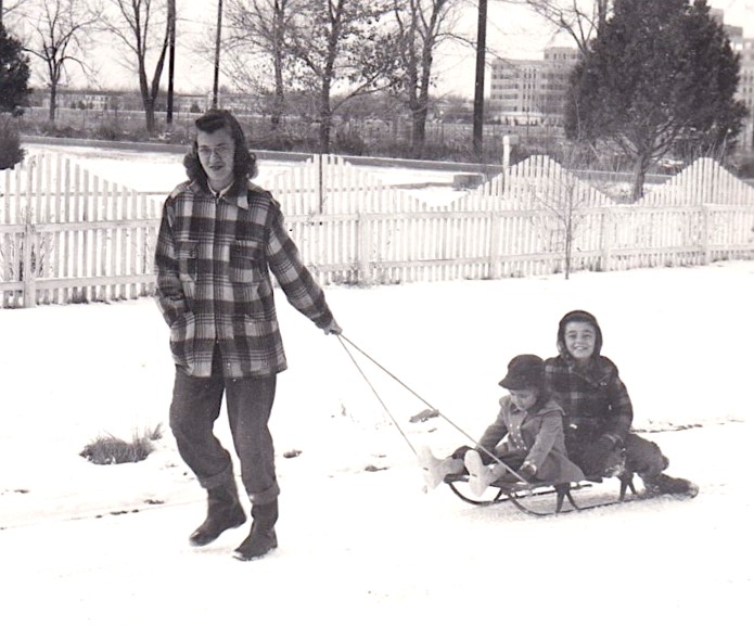 Marie, Reta, and Larry, ~1952