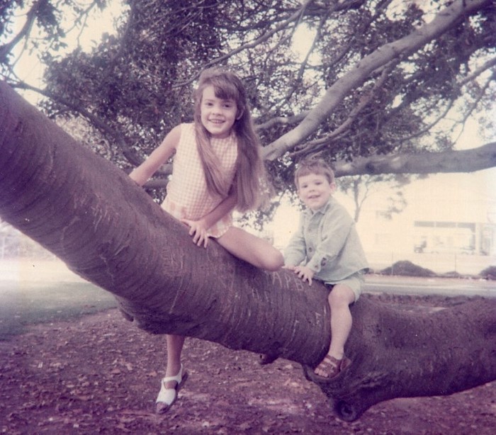 Melinda and Teejay, around 1977